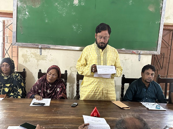 দুমকিতে ইউপি চেয়ারম্যানের নিন্দা ও প্রতিবাদ
