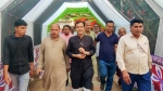 ফুলবাড়ীতে উপজেলা চেয়ারম্যানের বিভিন্ন পূজা মন্ডপ পরিদর্শণ