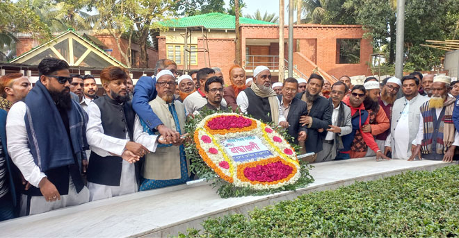 বঙ্গবন্ধুর সমাধিতে মাল্টা আ’লীগ সভাপতির শ্রদ্ধা নিবেদন