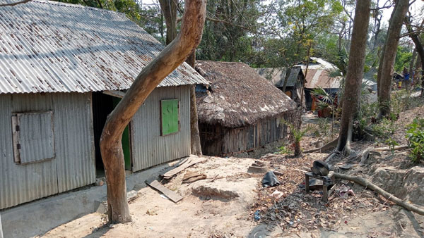 কলাপাড়ায় উচ্ছেদ আতংকে ১৩৬ ভূমিহীন পরিবার