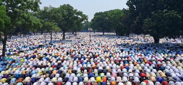 শোলাকিয়া ঈদগাহ ময়দান জনসমুদ্রে পরিণত