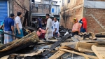 নাজিরপুরে অগ্নিকান্ডে ৮দোকান পুড়ে কোটি টাকার ক্ষতি