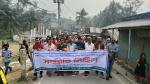 কাউখালীতে হিন্দু-মুসলমানের সম্প্রীতি মিছিল