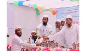 চরফ্যাশনে মাদ্রাসা শিক্ষার্থীর সংবর্ধনা