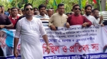 গৌরনদীতে চেয়ারম্যান বরখাস্তের দাবিতে বিক্ষোভ