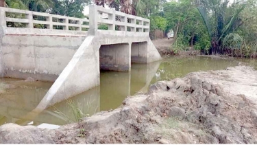 <small>কালভার্ট আছে; নেই পারপার </small>ভোগান্তিতে কলাপাড়ার ইউসুফ গ্রামের মানুষ