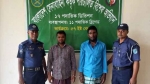 অবৈধ বালু উত্তোলনে যৌথ বাহিনীর অভিযান: ছাতকে ২ জন আটক, ৩ নৌকা জব্দ