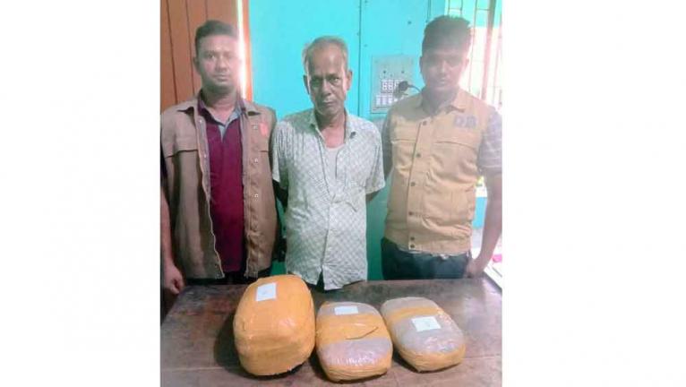 ডিবি পুলিশের হাত আটক হওয়া গাঁজা ব্যবসায়ী মো. মফিজুর রহমান