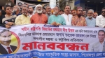 <small>জিয়া ও তারেক রহমানকে নিয়ে কটুক্তি </small>পিরোজপুরে প্রতিবাদে জাসাসের মানববন্ধন