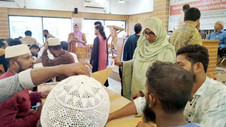 কলাপাড়ায় আগাম বার্তা প্রস্তুতকরণ কর্মশালা