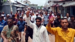 নিজ দলের নেতাদের আসামি, তালতলীতে বিএনপির বিক্ষোভ