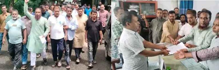 জিয়াকে রাজাকার বলা নিয়ে বাবুগঞ্জে বিক্ষোভ-স্মারকলিপি