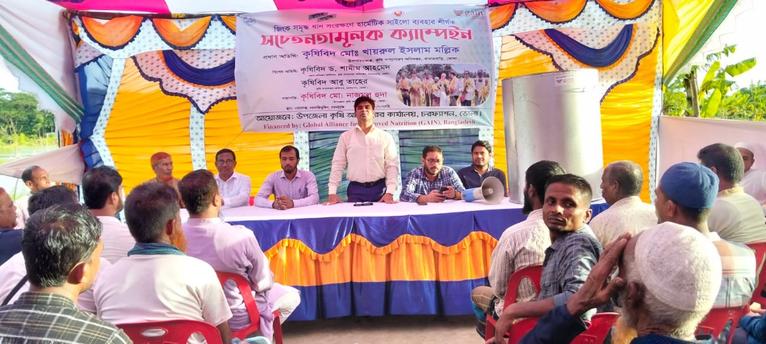 চরফ্যাশনে জিংক ধান বীজ সংরক্ষণে কৃষকদের প্রশিক্ষণ