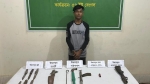 ছাতকে সেনা অভিযানে বিপুল অস্ত্রসহ যুবক গ্রেফতার