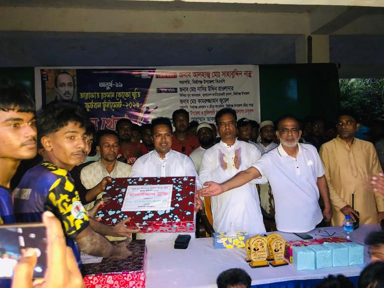 কলাপাড়াকে হারিয়ে কোকো স্মৃতি ফুটবলে নিউরক্সীর জয় মির্জাগঞ্জে