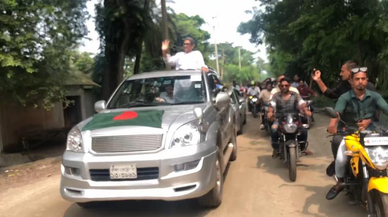 কাশিয়ানি-মুকসুদপুরে বিএনপি নেতার মোটরসাইকেল শোডাউন