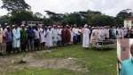 দশমিনায় নাজমুল হকের বাবার জানাজায় মানুষের ঢল