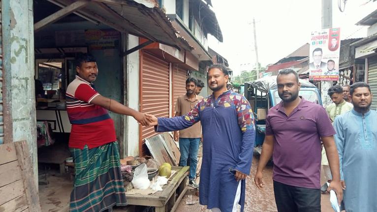 ইন্দুরকানীতে জনসংযোগে ব্যারিস্টার মোস্তফা জুবায়ের হায়দার