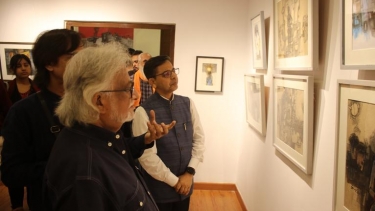 ঢাকায় আইজিসিসিতে সুনীল কুমারের একক চিত্রকলা প্রদর্শনীর উদ্বোধন