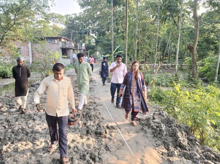কাবিখা-কাবিটা প্রকল্পে বদলে যাচ্ছে চরফ্যাশনের গ্রামীণ চিত্র