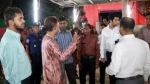 আগৈলঝাড়ায় দুর্গাপূজার মণ্ডপ পরিদর্শন জেলা প্রশাসকের