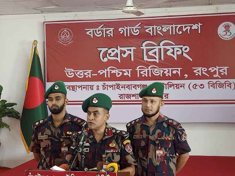 রংপুর সীমান্তে ৯ মাসে ৫০১ আটক, জব্দ ৬০ কোটি টাকার মাল