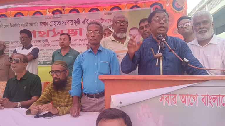দেশকে এগিয়ে নিতে হলে নির্বাচনের বিকল্প নেই-স্নেহাংশু সরকার কুট্টি
