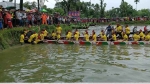 দশমিনায় ঐতিহ্যবাহী শারদীয় নৌকা বাইচ অনুষ্ঠিত