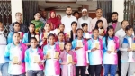 চাঁপাইনবাবগঞ্জে সফল নারী ফুটবলাদের সংবর্ধনা