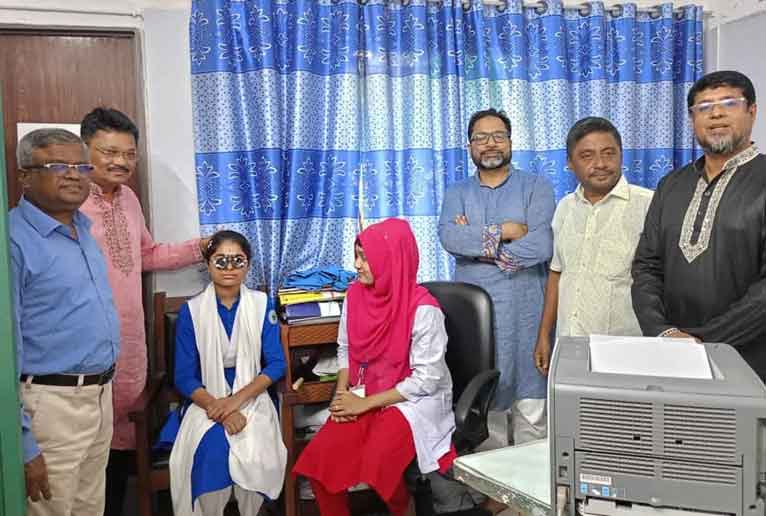 কাউখালীতে ফ্রি চক্ষু চিকিৎসা ক্যাম্প