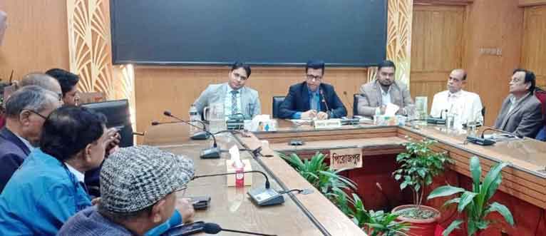 পিরোজপুরে গণমাধ্যমকর্মীদের সাথে জেলা প্রশাসকের মতবিনিময়