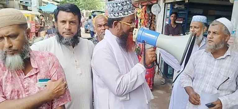 গৌরনদীতে দাঁড়িপাল্লা মার্কার সমর্থনে জামায়াতের গণসংযোগ