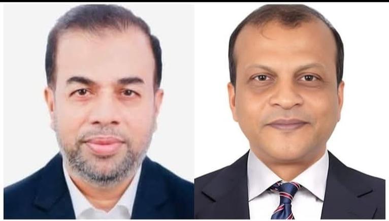 ড. শেখ ফরিদুল ইসলাম ও ব্যারিস্টার শেখ মোহাম্মদ জাকির হোসেন। ছবি- সংগৃহীত