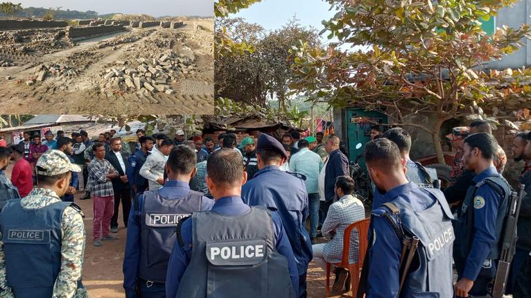 বাবুগঞ্জে চার অবৈধ ইটভাটাকে সাড়ে ১৬ লাখ টাকা জরিমানা