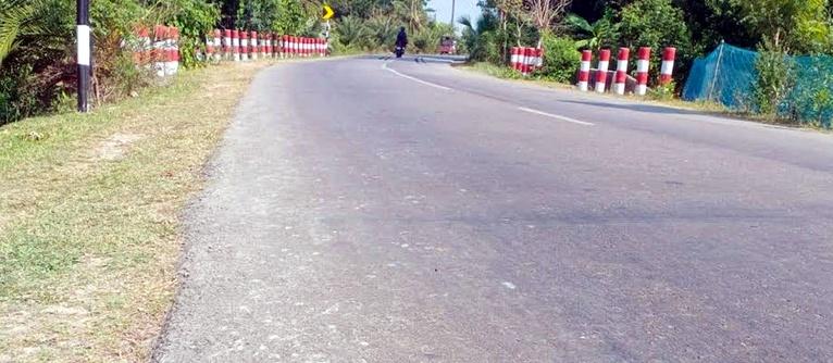 কুয়াকাটা-কলাপাড়া-পটুয়াখালী ৭০ কিমি সড়কে ১৫ বিপজ্জনক বাঁক