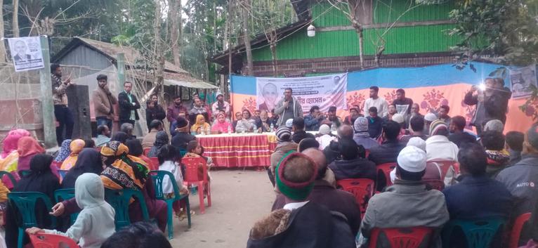 ইন্দুরকানীর টগড়া গ্রামে বিএনপির নির্বাচনী উঠান বৈঠক