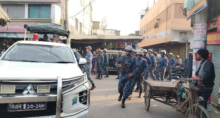 নৌবাহিনী, বিজিবি, কোস্ট গার্ড ও পুলিশের বিশেষ মহড়া