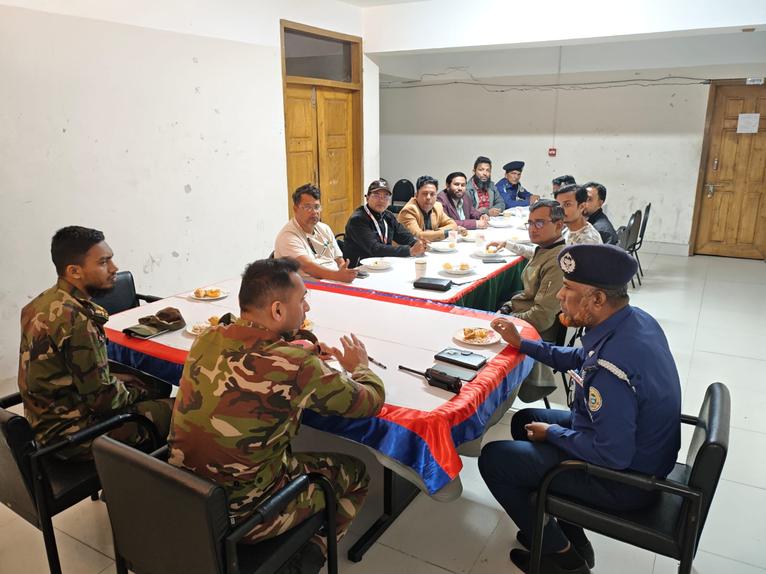 নির্বাচনে আইনশৃঙ্খলা রক্ষায় সাংবাদিকদের সহযোগিতা চাইলেন সেনা ক্যাম্প কমান্ডার