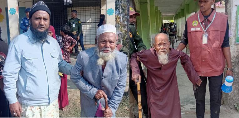 শতবর্ষী ভোটারদের উচ্ছ্বাসে আমতলীতে শান্তিপূর্ণ ভোটগ্রহণ