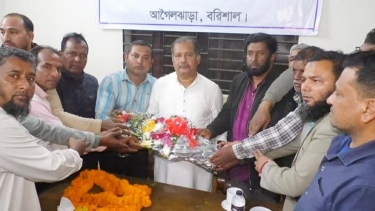 নবনির্বাচিত এমপি জহির উদ্দিন স্বপন আগৈলঝাড়া সাংবাদিকদের সঙ্গে মতবিনিময়ে