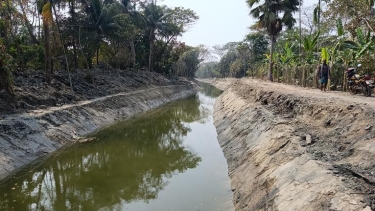 তালতলীতে ৯ খাল পুনঃখননে কৃষকের ভাগ্য বদলের আশা