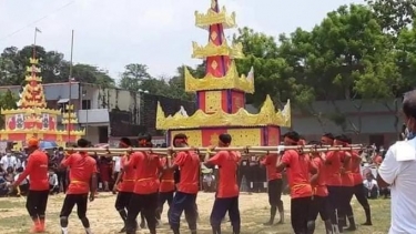 কলাপাড়ায় রাখাইন ধর্মগুরুর অন্ত্যেষ্টিক্রিয়া শুরু কাল বৃহস্পতিবার