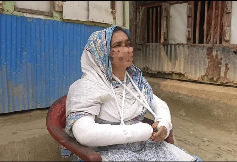 কলাপাড়ায় খাস জমি দখলকে কেন্দ্র করে নারীর দুই হাত ভেঙ্গে দেওয়ার অভিযোগ
