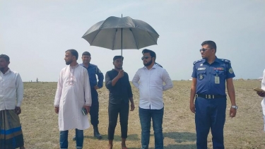 ভোলার চরফ্যাশনে বালুমহালের সীমানা নির্ধারণ করল প্রশাসন