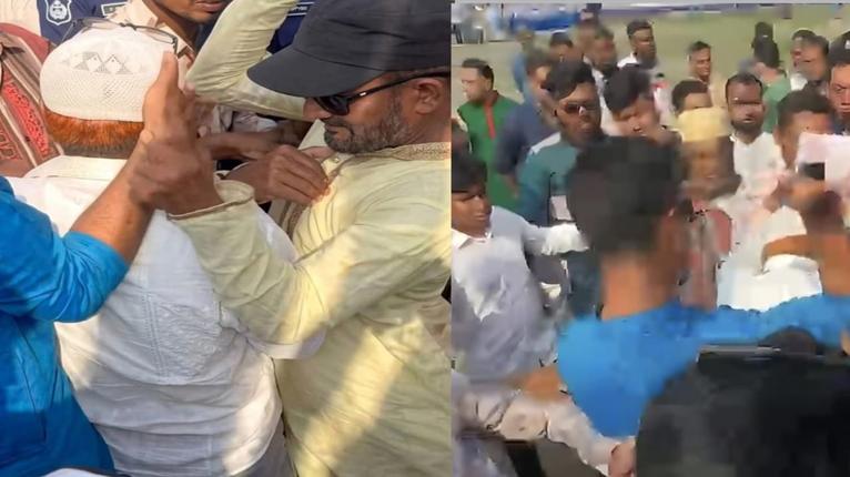 বাউফলে চেয়ারে বসা নিয়ে বিএনপি-জামায়াতের দুই দফায় হাতাহাতি