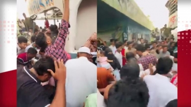 বাউফলে লঞ্চ-পন্টুনের চাপে কিশোরের পা প্রায় বিচ্ছিন্ন