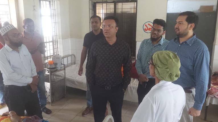 কালকিনিতে হাসপাতাল পরিদর্শনে সিভিল সার্জন