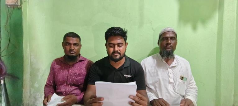 দশমিনায় নিষেধাজ্ঞার জমিতে ভবন নির্মাণের অভিযোগ,