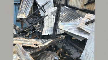 মির্জাগঞ্জে অগ্নিকান্ডে ৩ দোকানঘর ভস্মীভূত