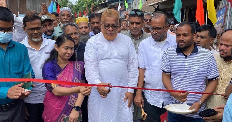 ঠবাড়িয়ায় খাল পুনঃখনন উদ্বোধন করলেন এমপি রুহুল আমিন দুলাল